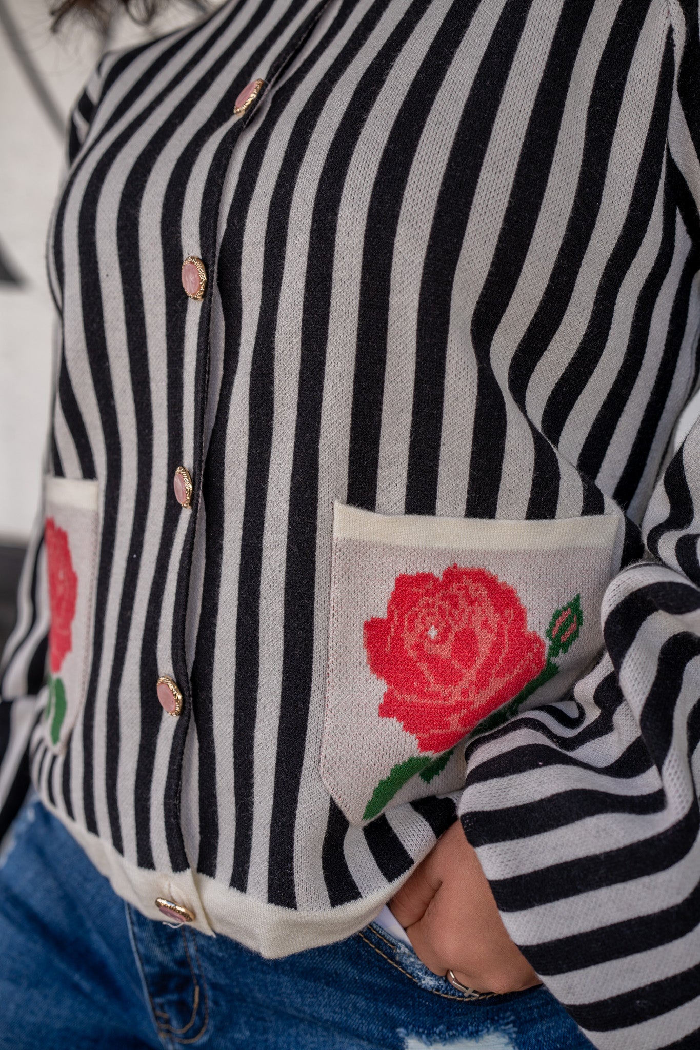 Cassie Striped Cardigan