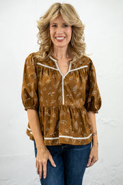 Maverick Western Motif Top