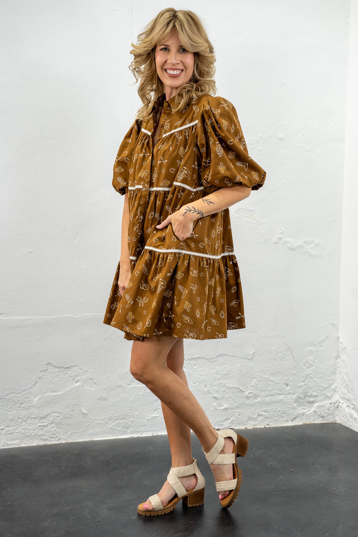Maverick Western Motif Dress