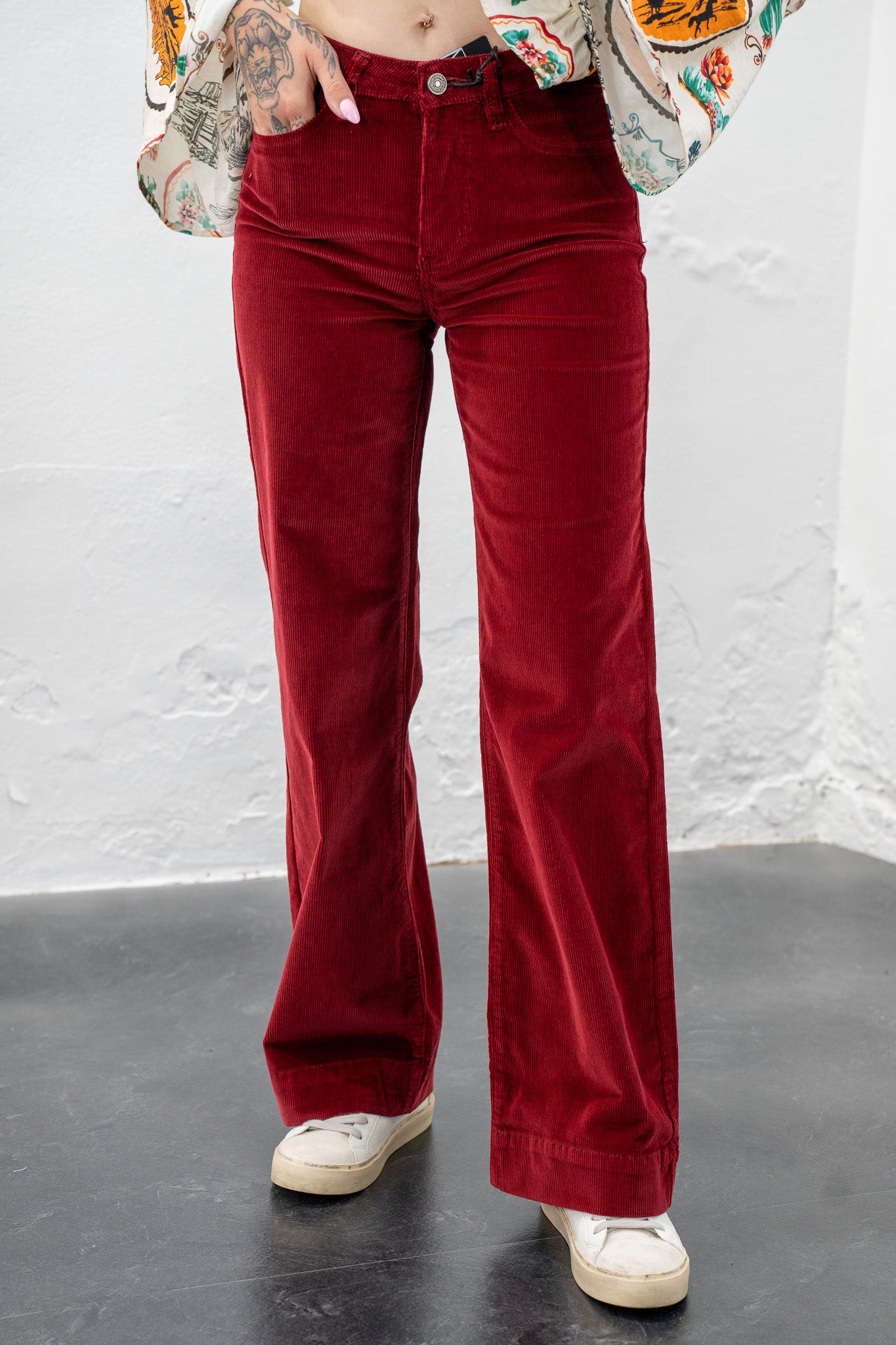 The Trailblazer Dark Red Cords