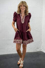 Fabulously Fierce Maroon Dress