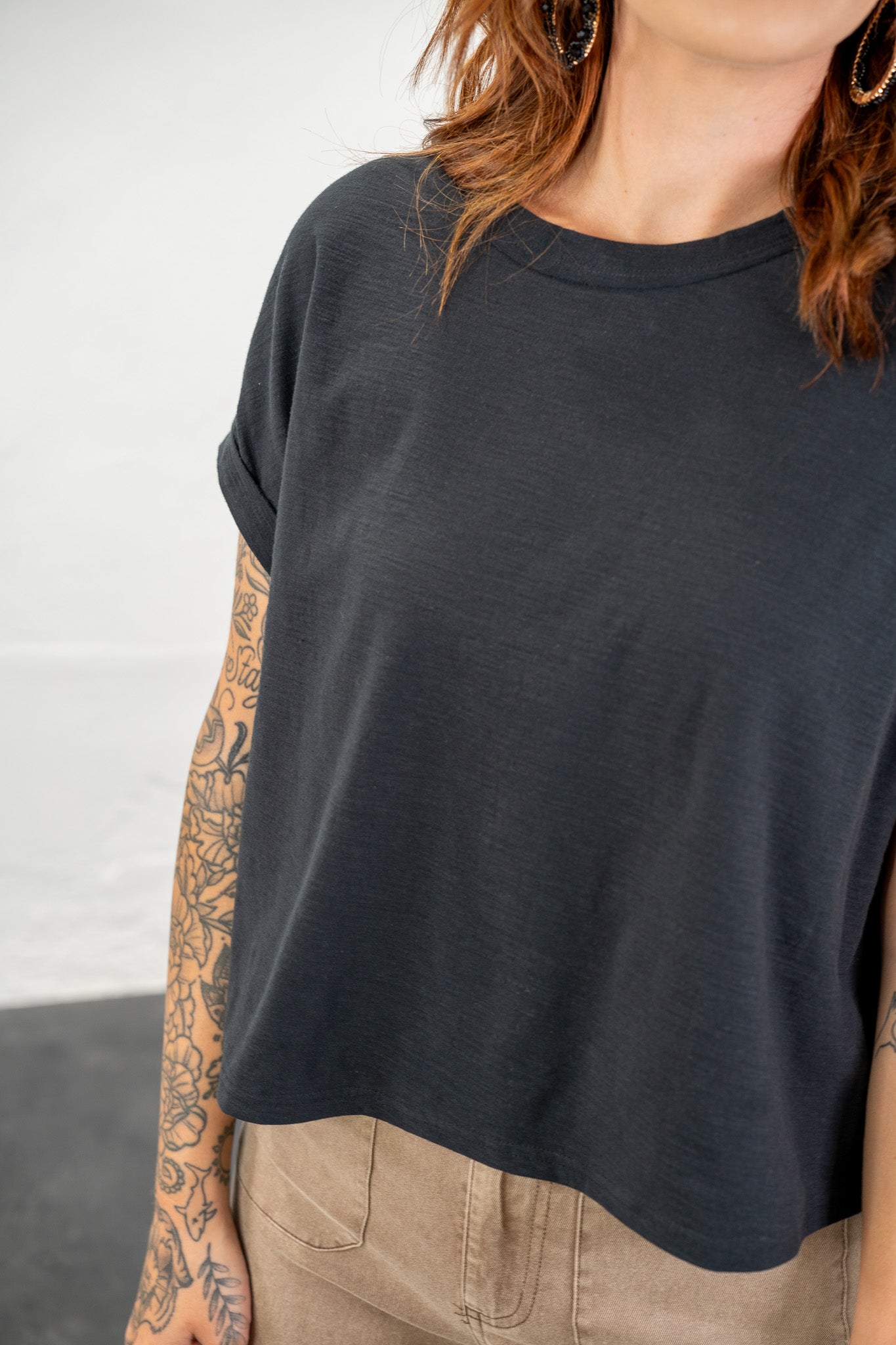 Marley Black Cotton Club Tee