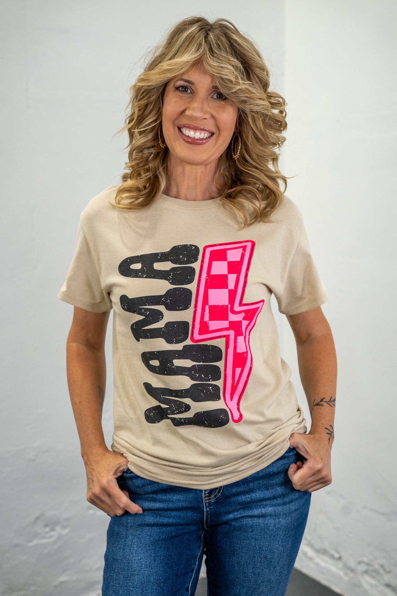 Mama Lightning Bolt Tee