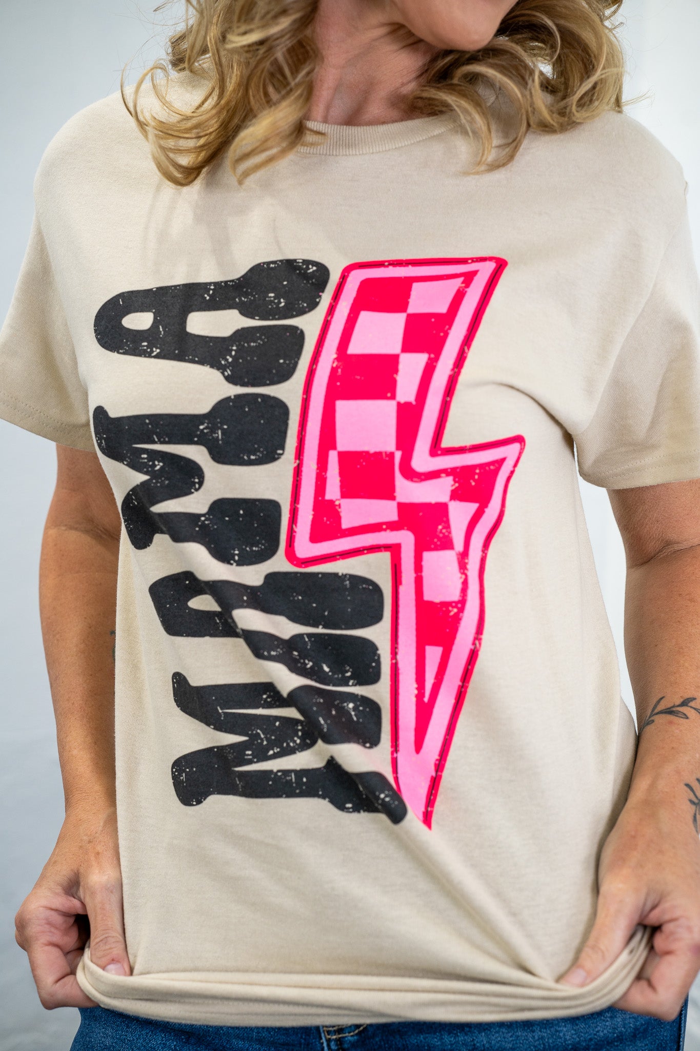 Mama Lightning Bolt Tee
