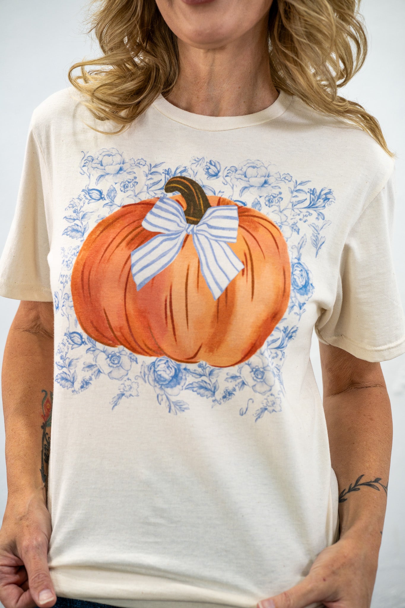 Vintage Blue Pumpkin Tee