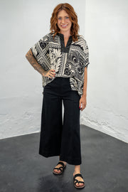 Amber Wide Leg Black Pants