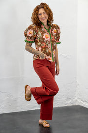 Liz Brick Cuffed Pants