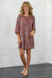 Julia Dusty Rose Dress