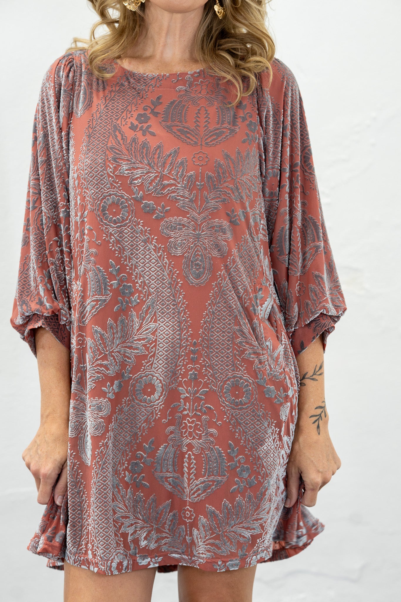 Julia Dusty Rose Dress
