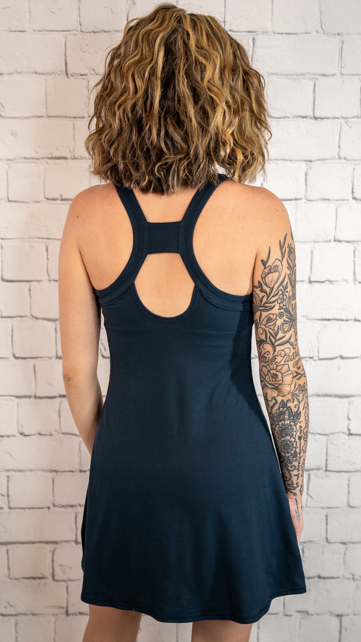 Back At It Navy Active Dress