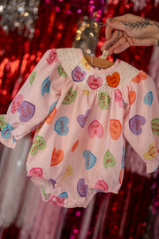 Conversation Hearts Onesie