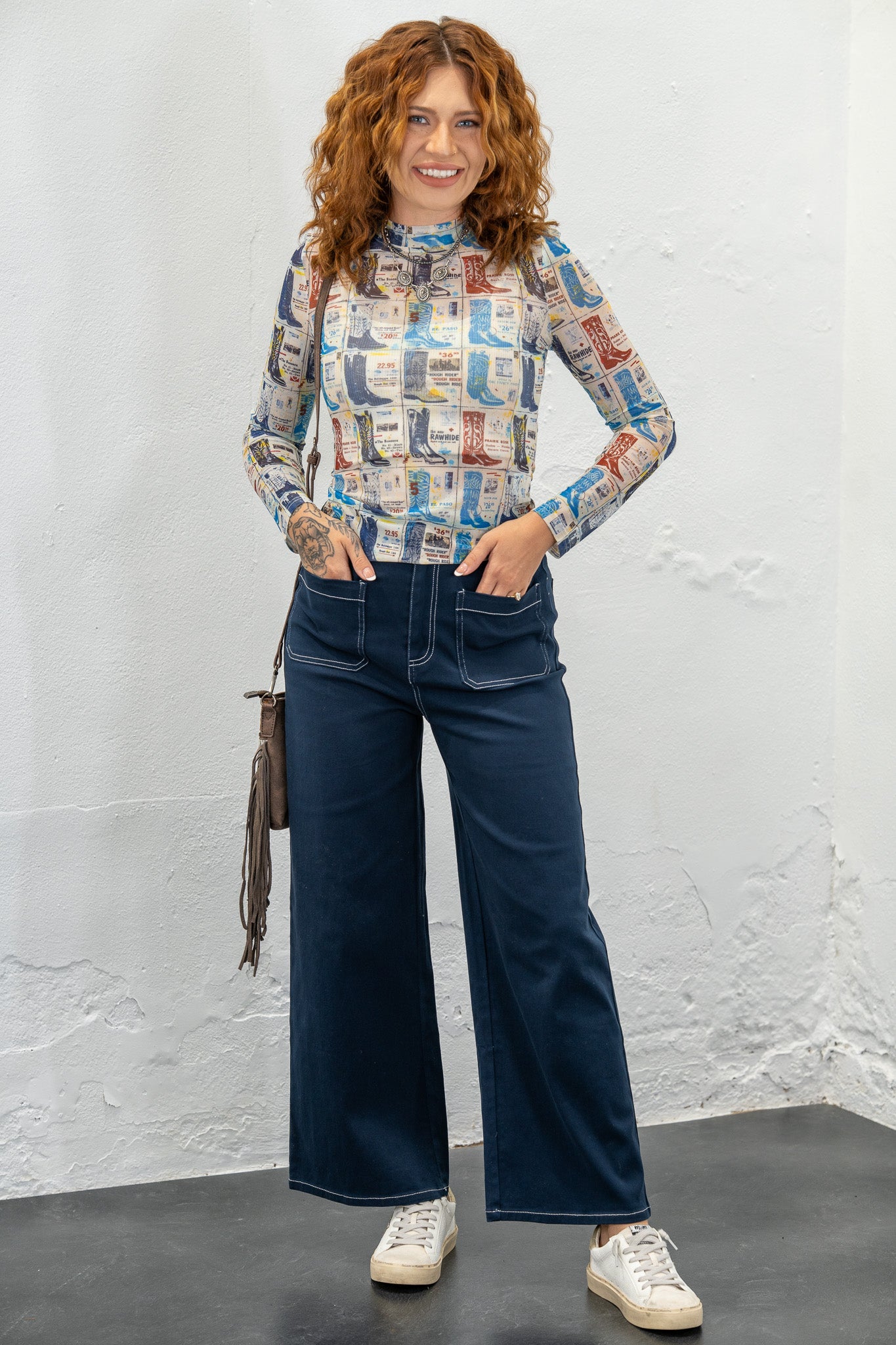 Marie Navy Pants