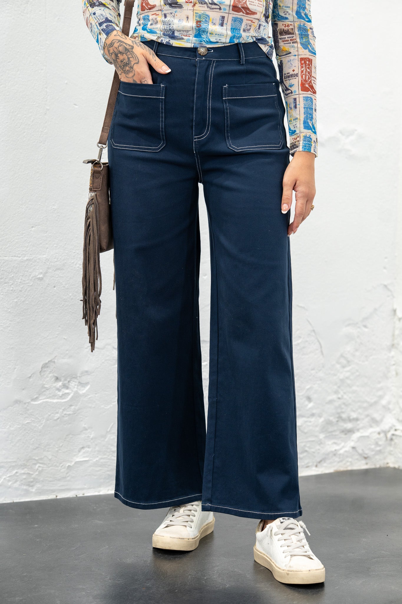 Marie Navy Pants
