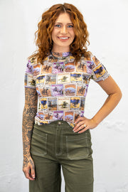 Nostalgic Wild West Mesh Tee