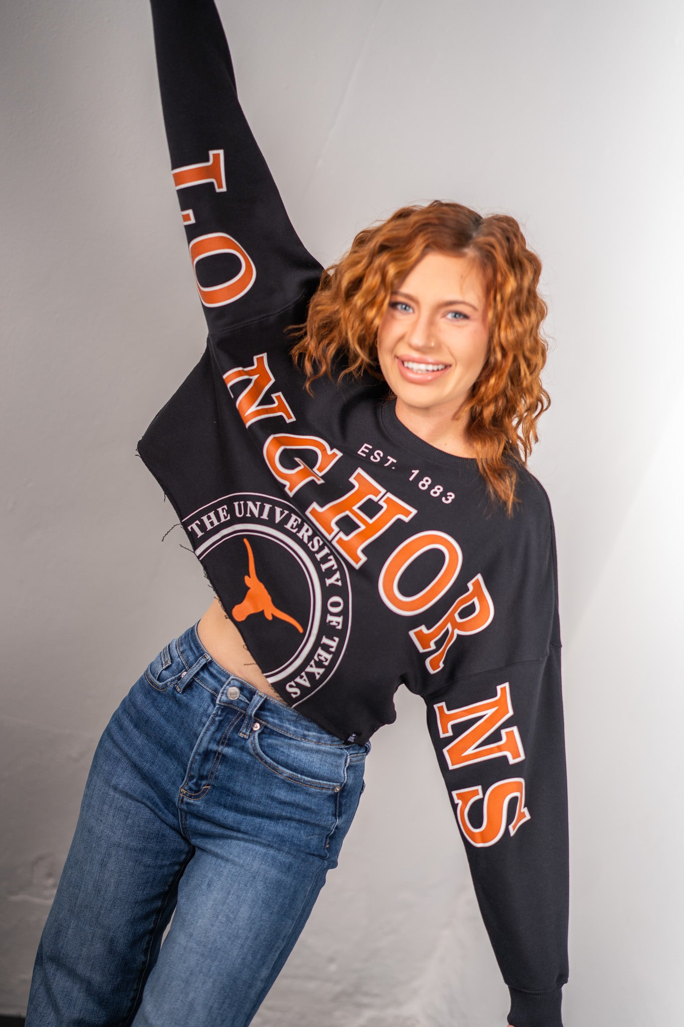 Longhorns Cropped Sweatshirt