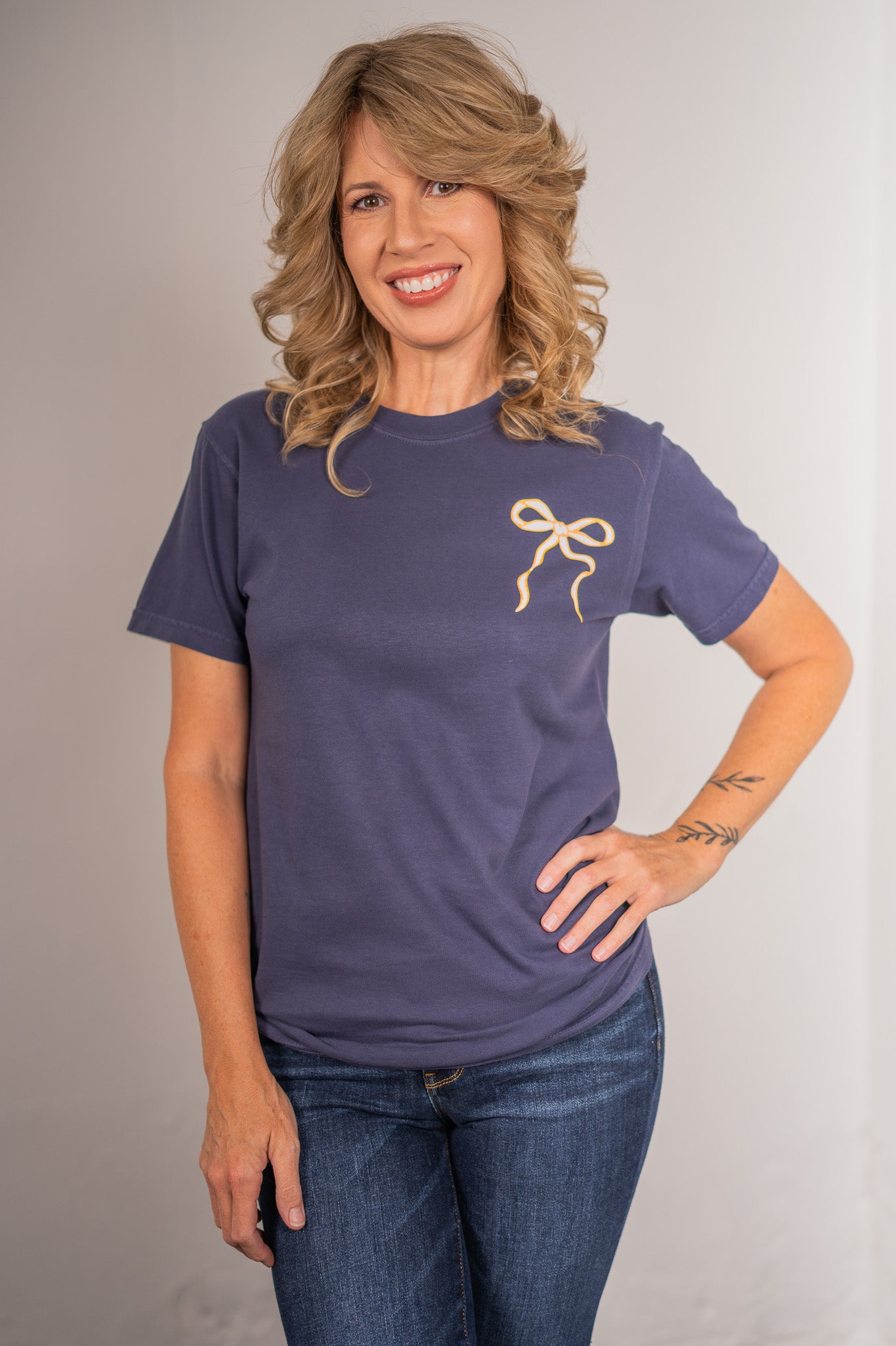 Poth Pirates Doodle Bow Tee