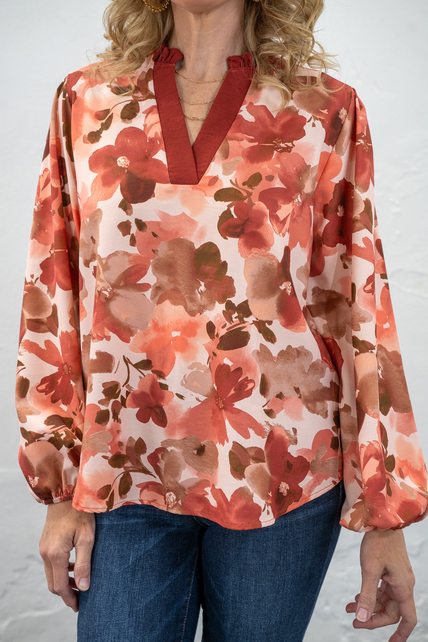 Tina Fall Floral Top