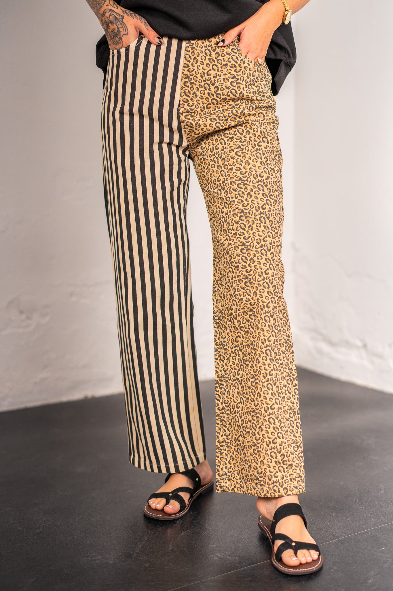 Sophia Mix Print Pants