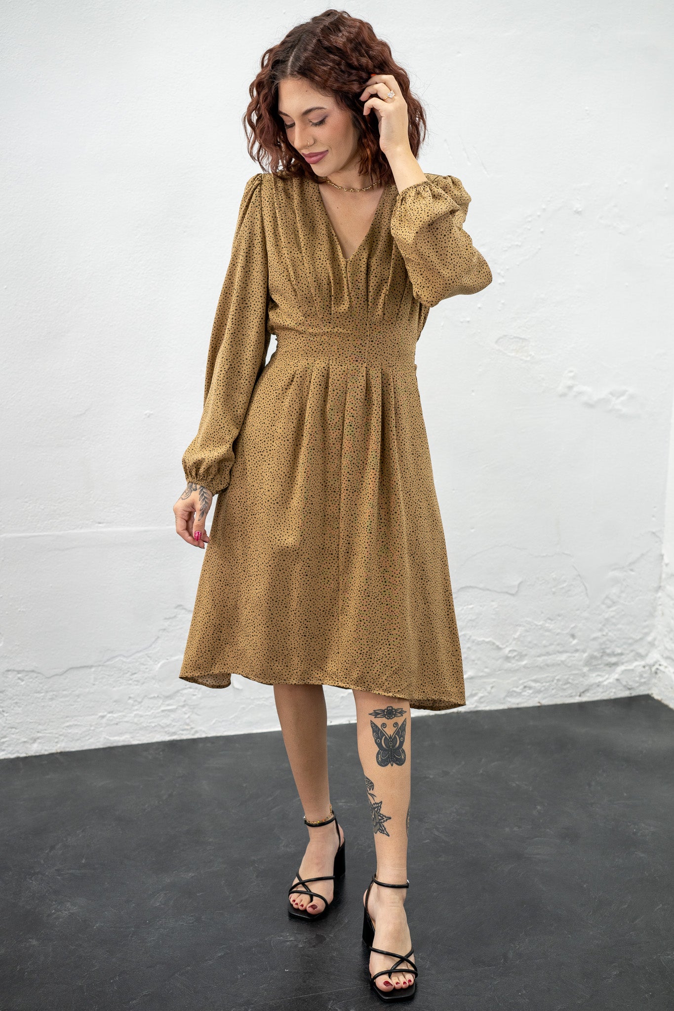 Mallory Spotted Dress