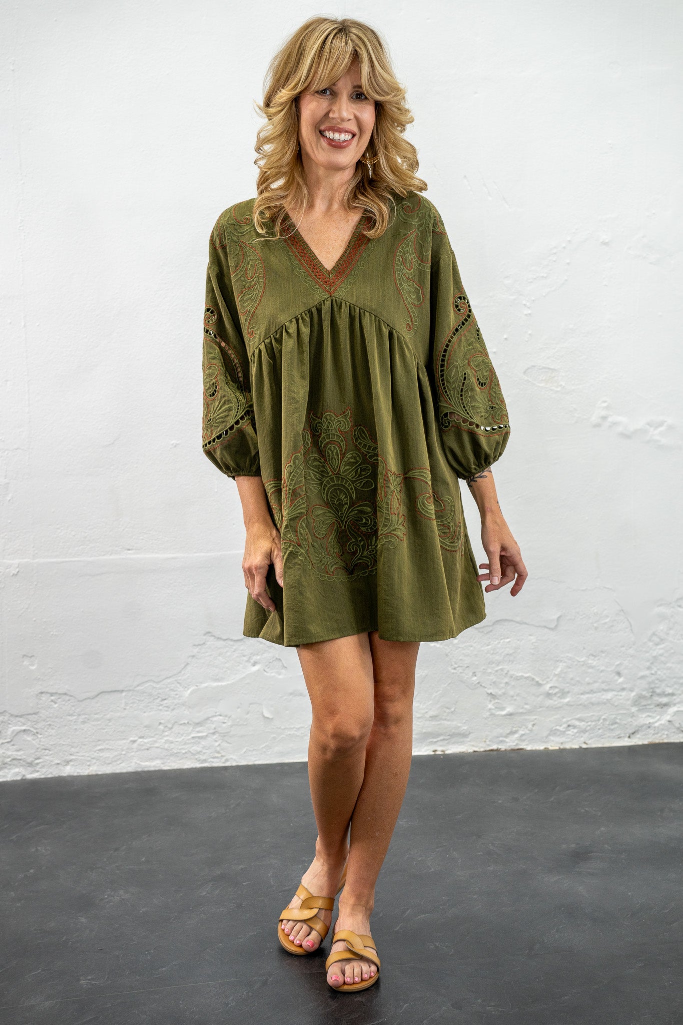 Melissa Embroidered Dress