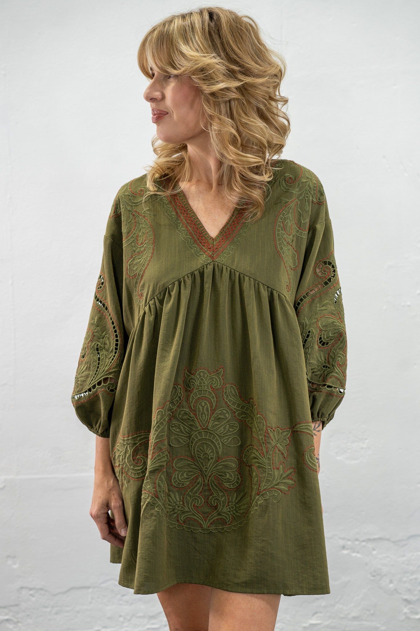 Melissa Embroidered Dress