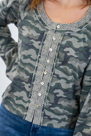 Samantha Camo Top