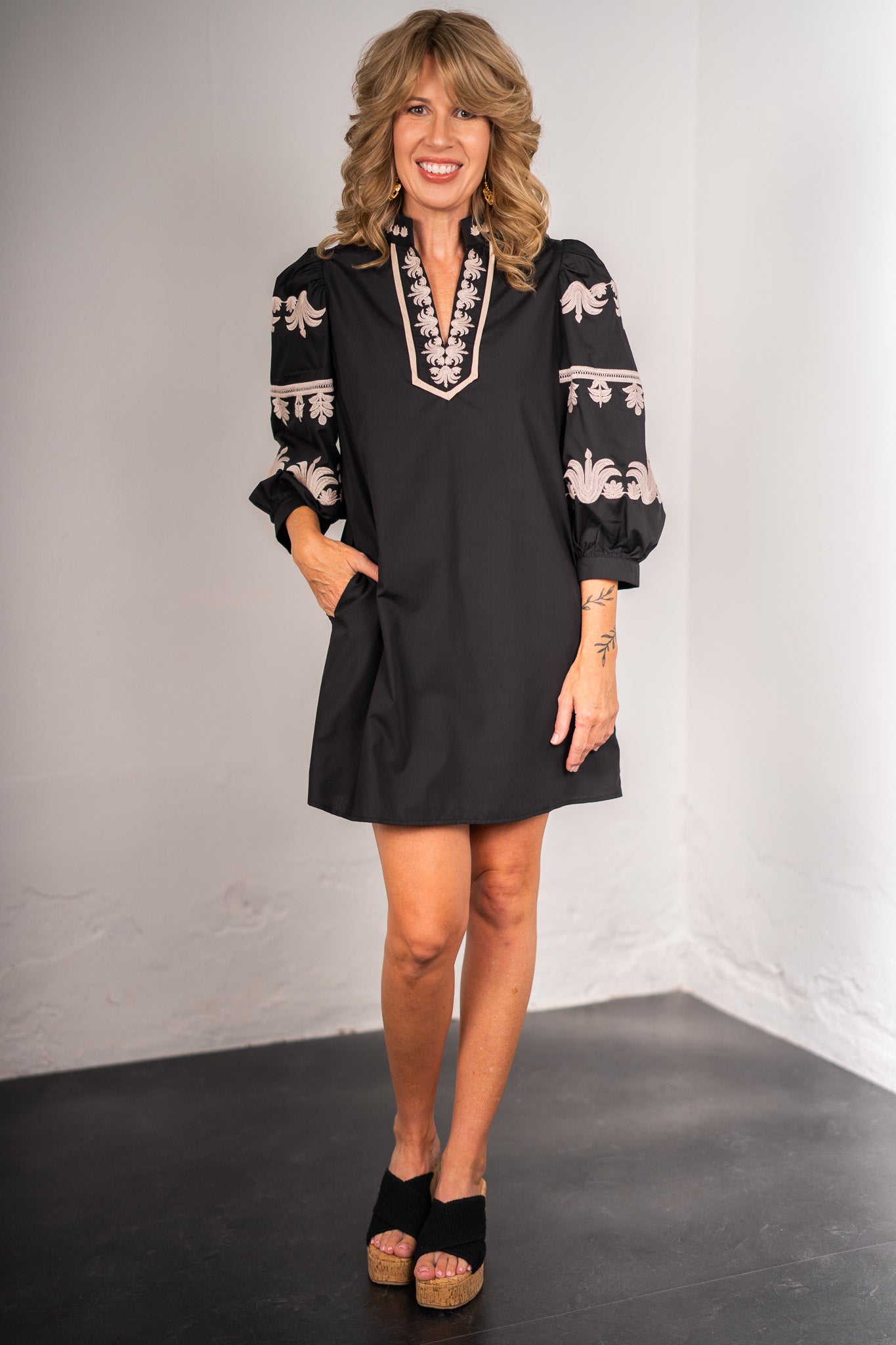 Florence Embroidered Dress