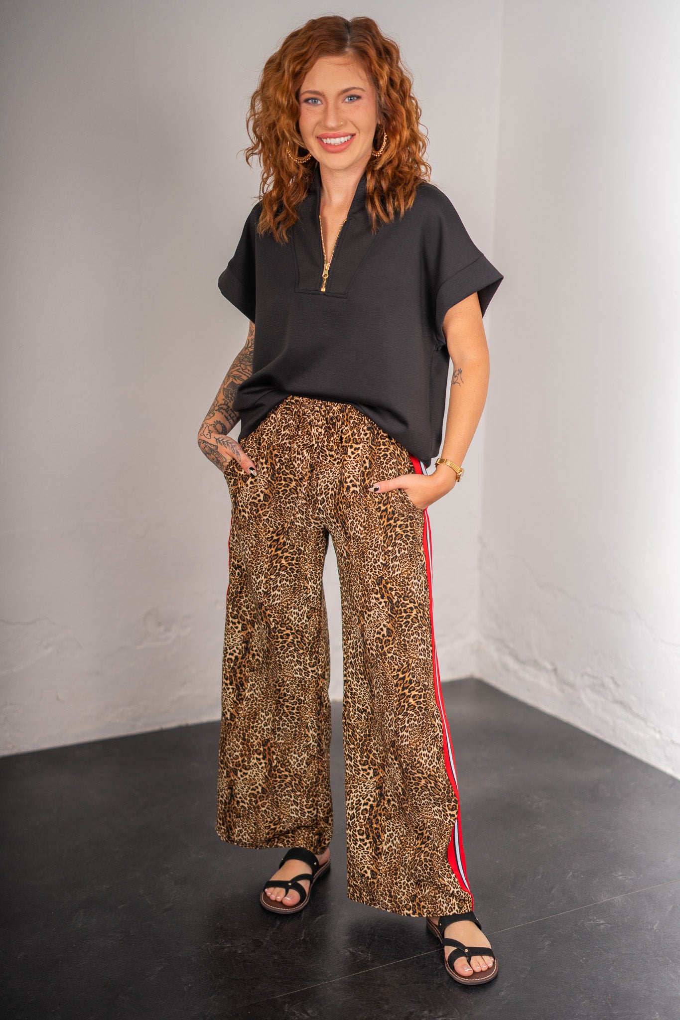 Electric Step Leopard Lounge Pants