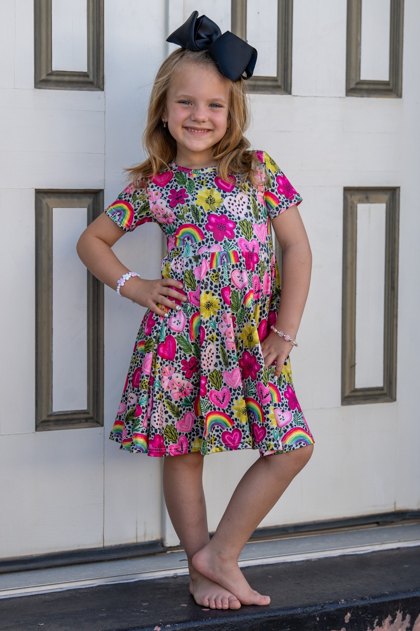 Sunshine Sprinkles Swing Dress