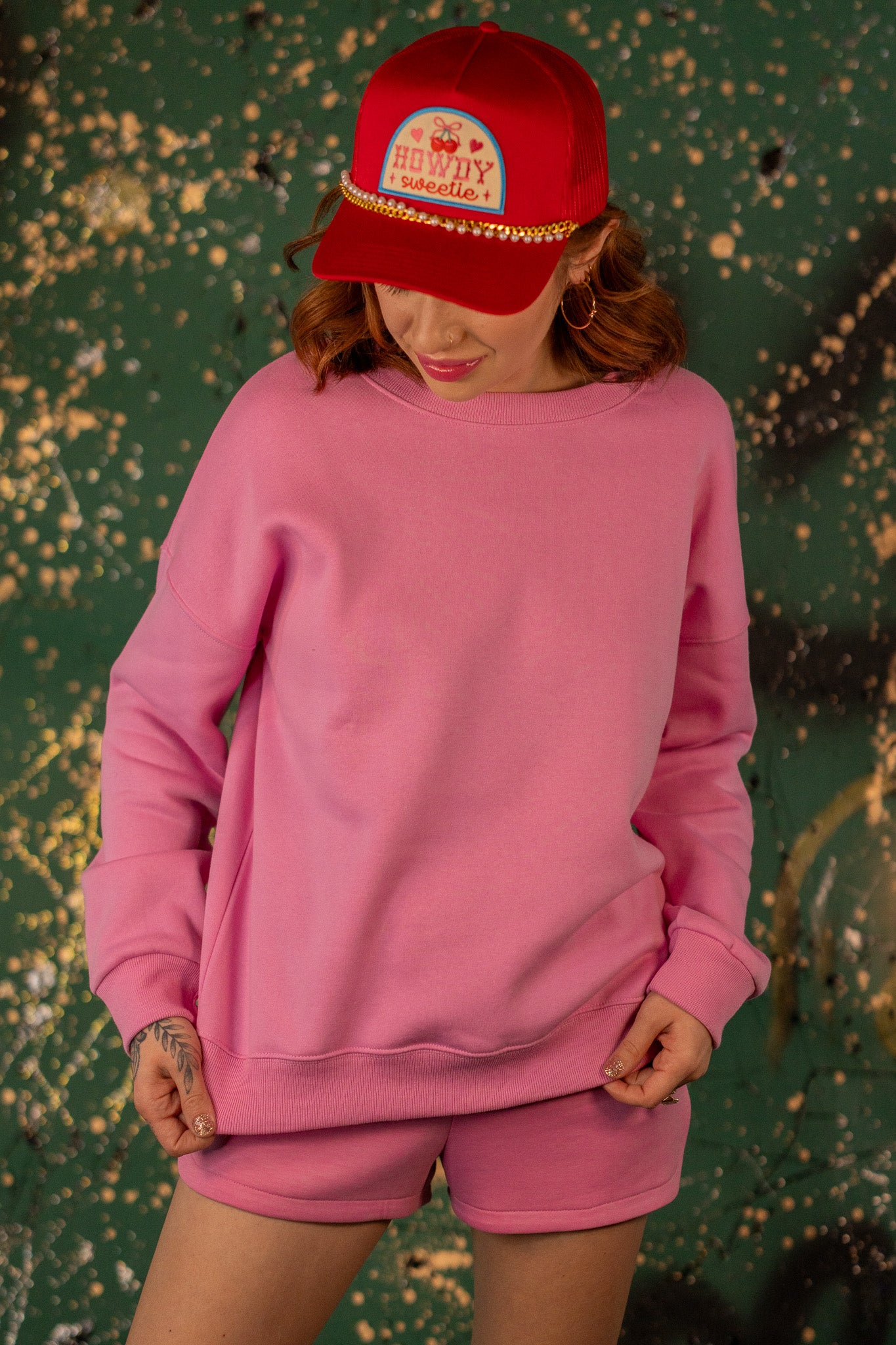 Freely Me Candy Pink Sweatshirt