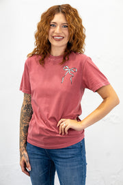 Floresville Tigers Doodle Bow Tee - Final Sale!