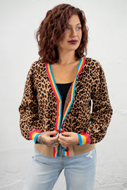 Jessie Leopard Cardigan
