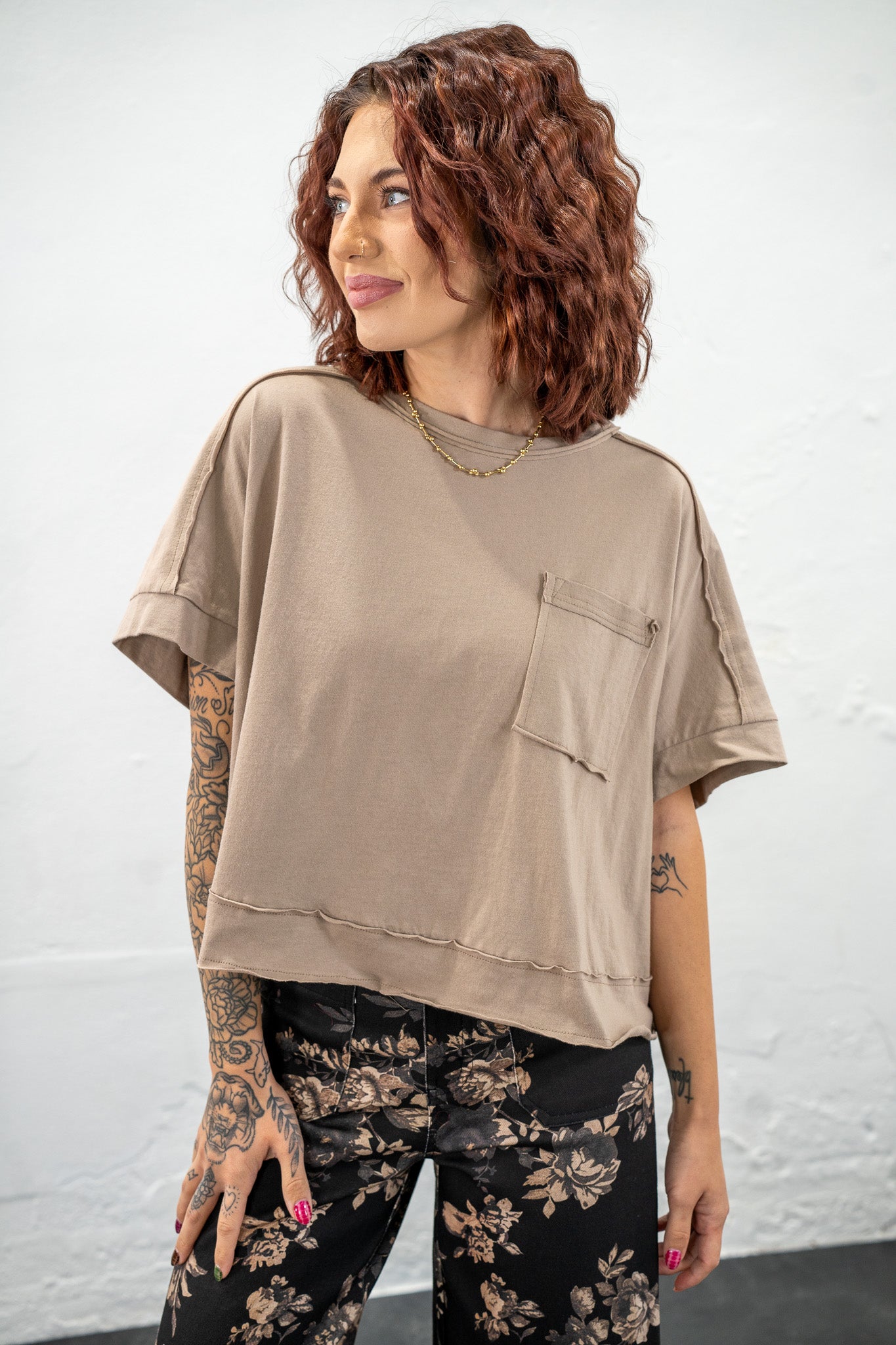 Lexy Ash Mocha Tee