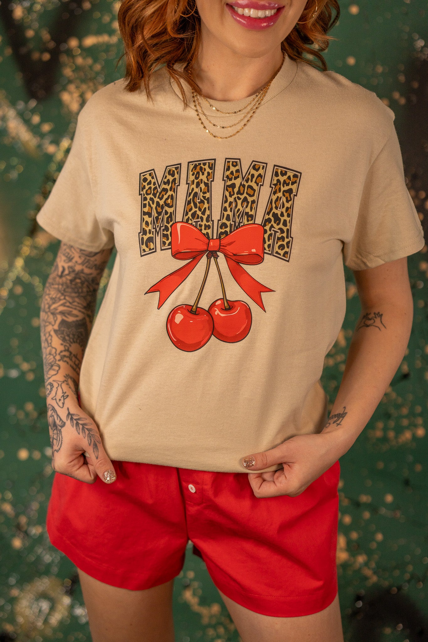 MAMA Cherry Tee