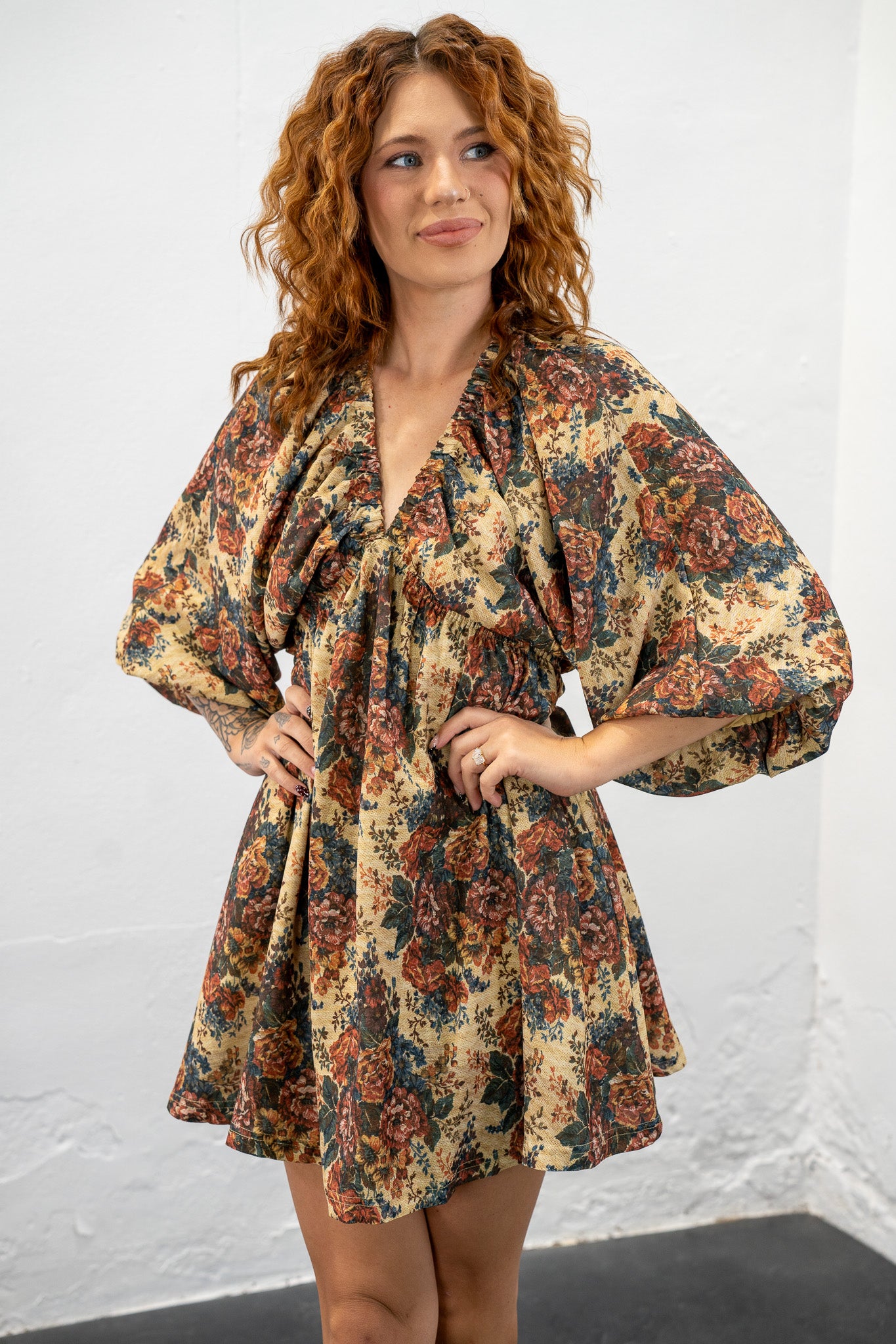 Suzanna Vintage Floral Dress