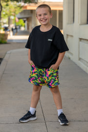 Neon Camo Ballers Shorts