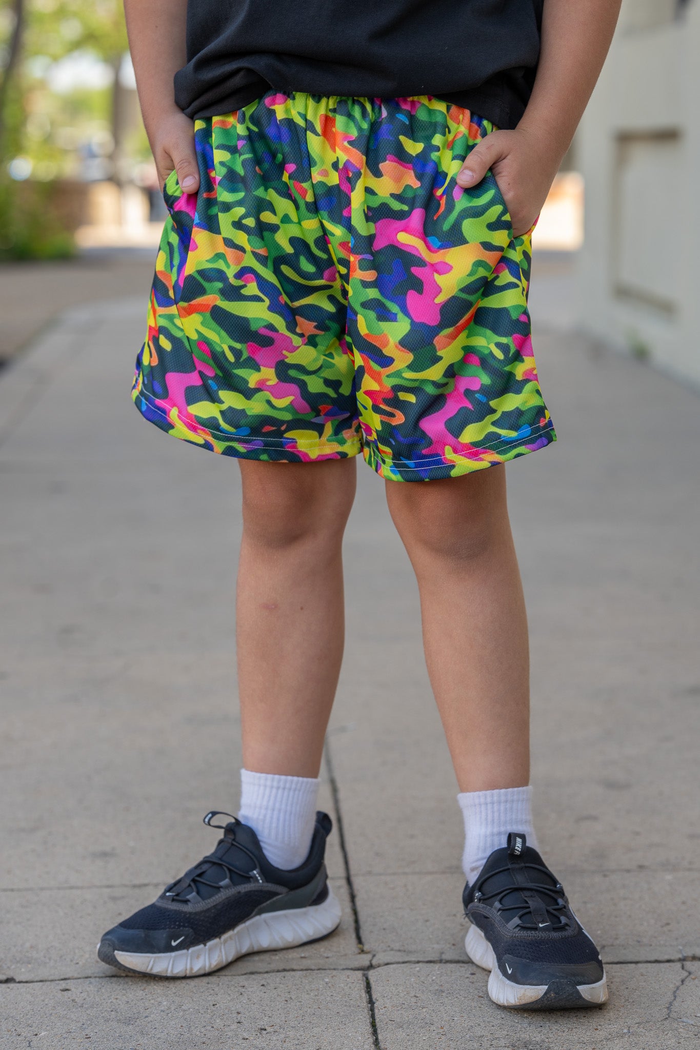 Neon Camo Ballers Shorts