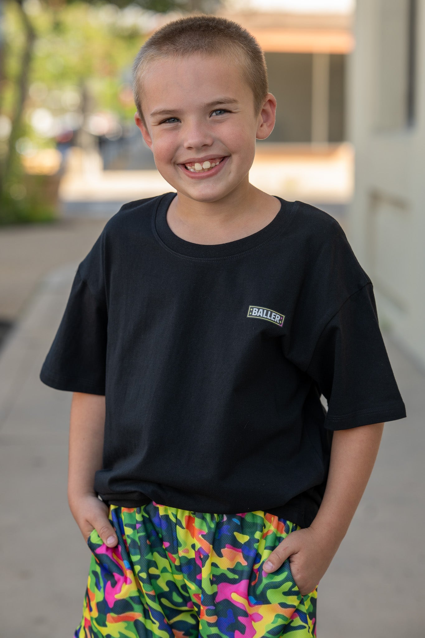Neon Camo Ballers Tee