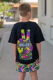 Neon Camo Ballers Tee