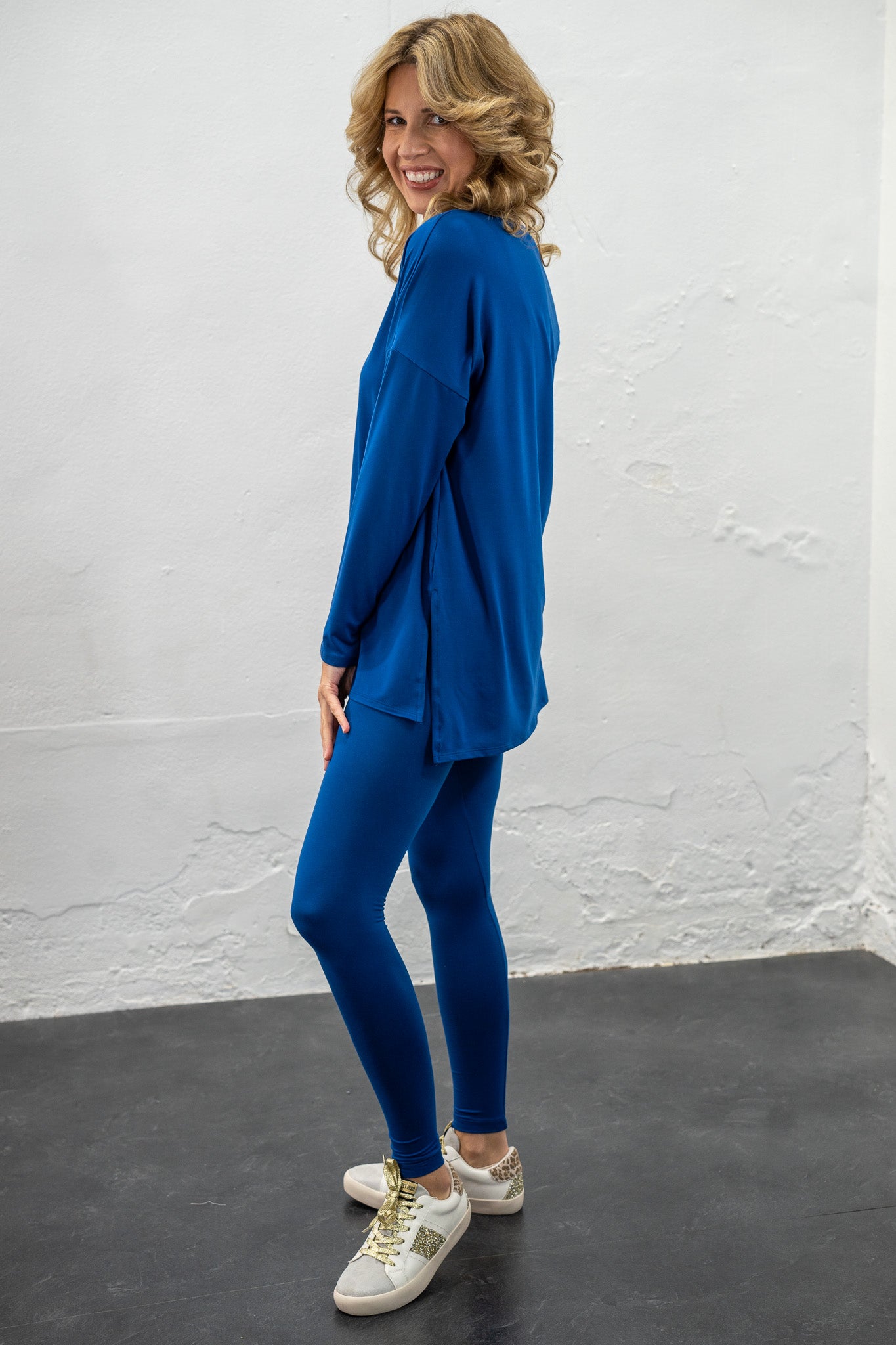 Easy Going Light Navy Legging Set