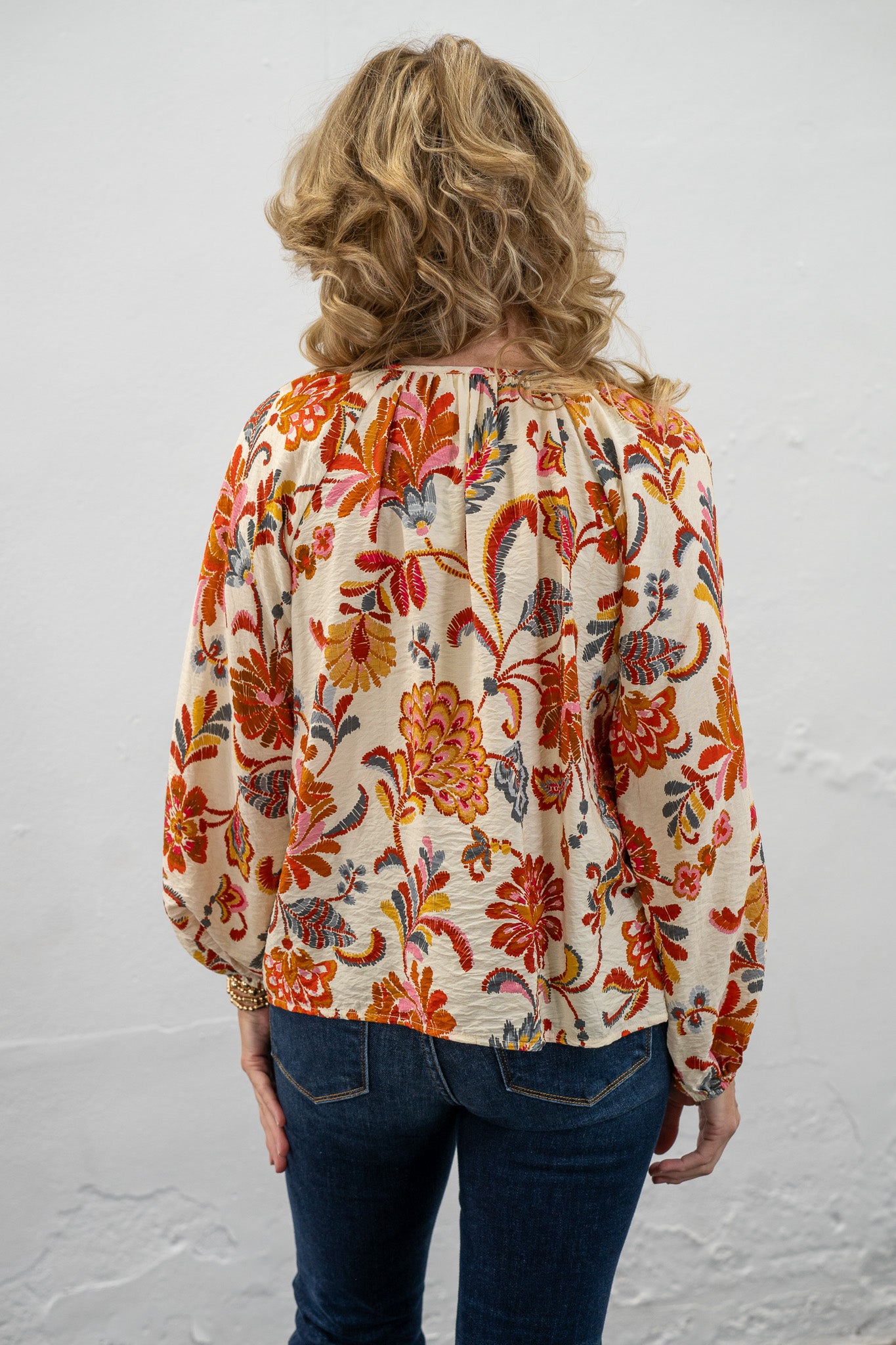 Faye Floral Long Sleeve Top