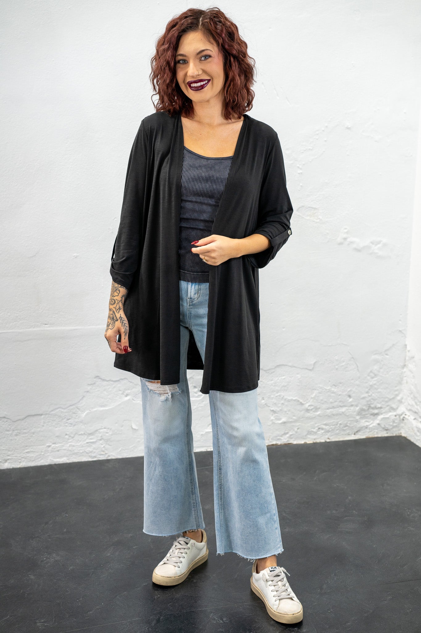 Eliza Black Cardigan