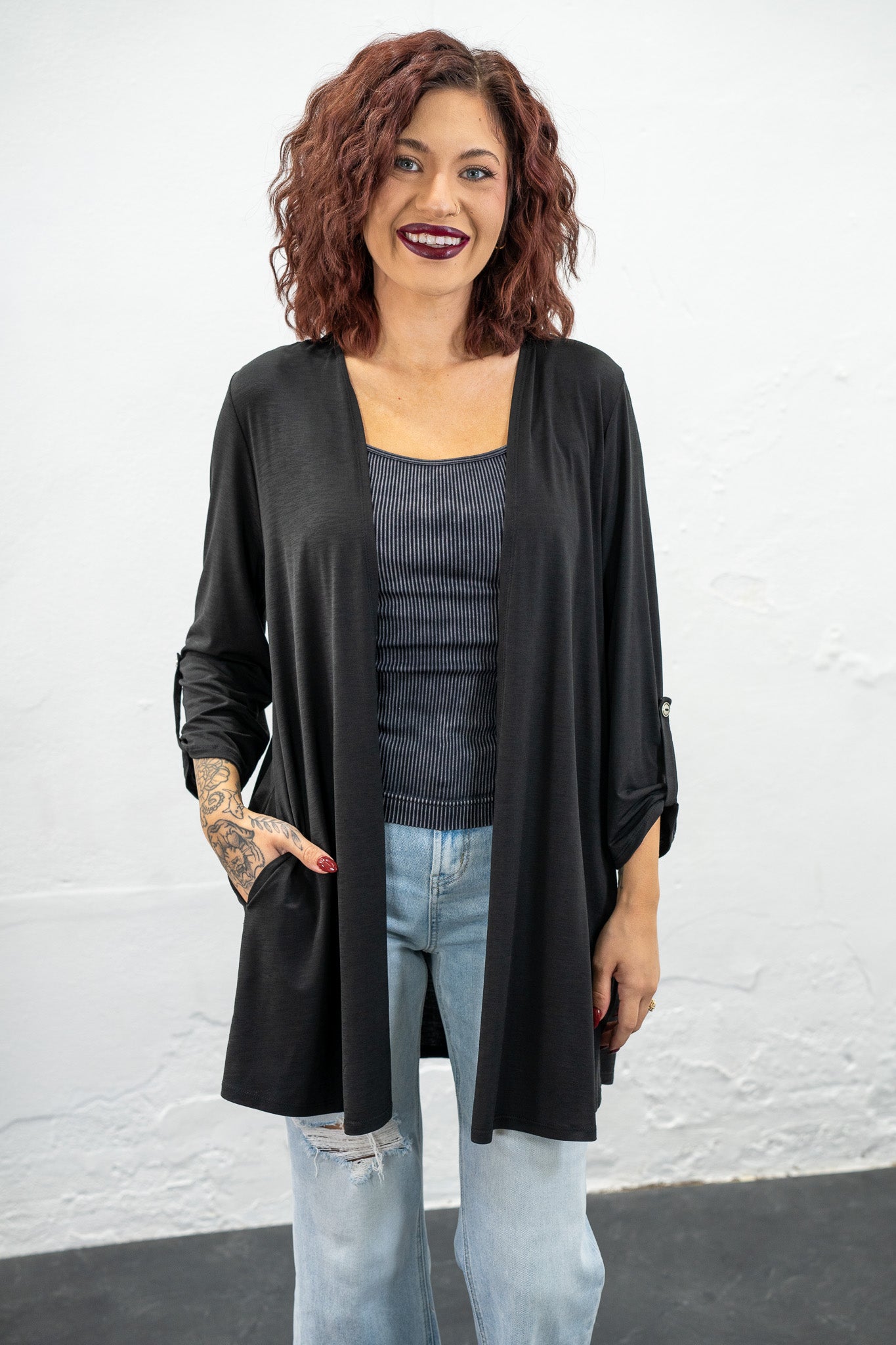 Eliza Black Cardigan