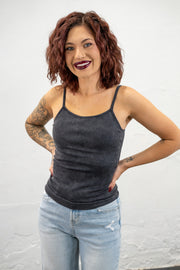 Bailey Ash Black Ribbed Camisole