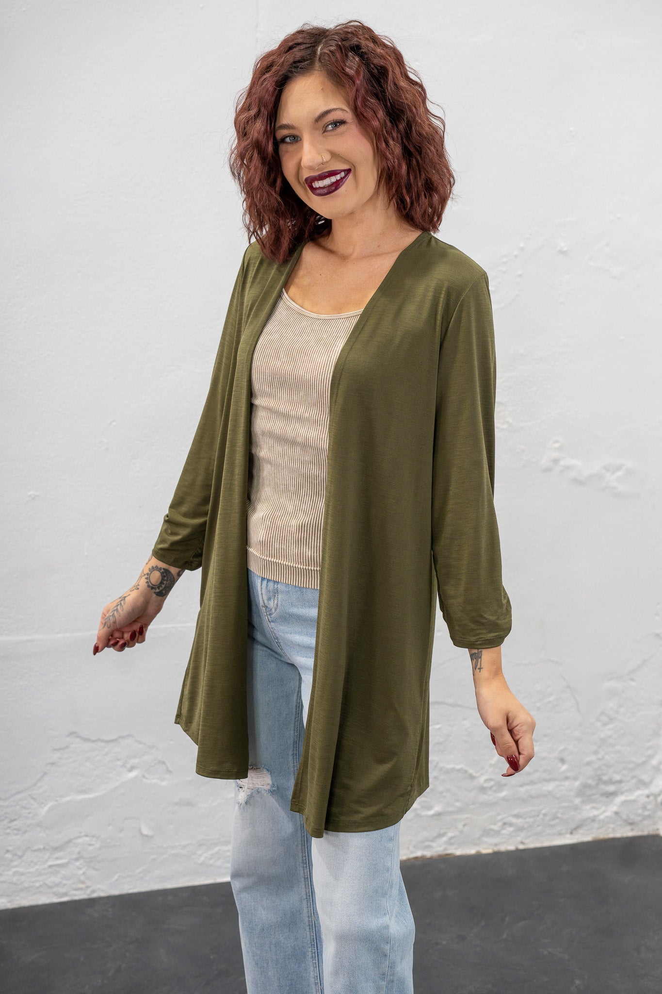 Eliza Olive Cardigan
