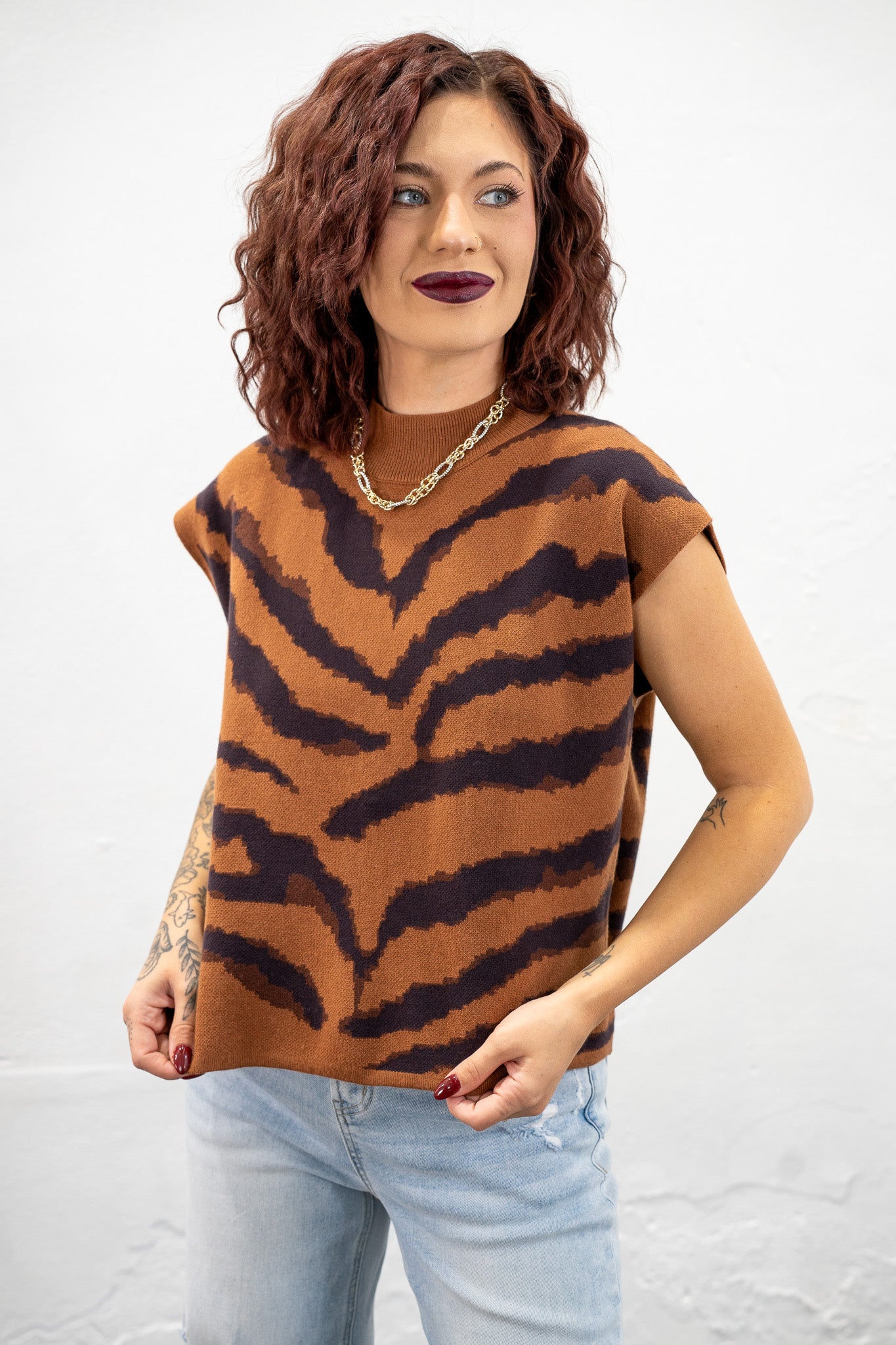 Roaring Tiger Stripe Sweater