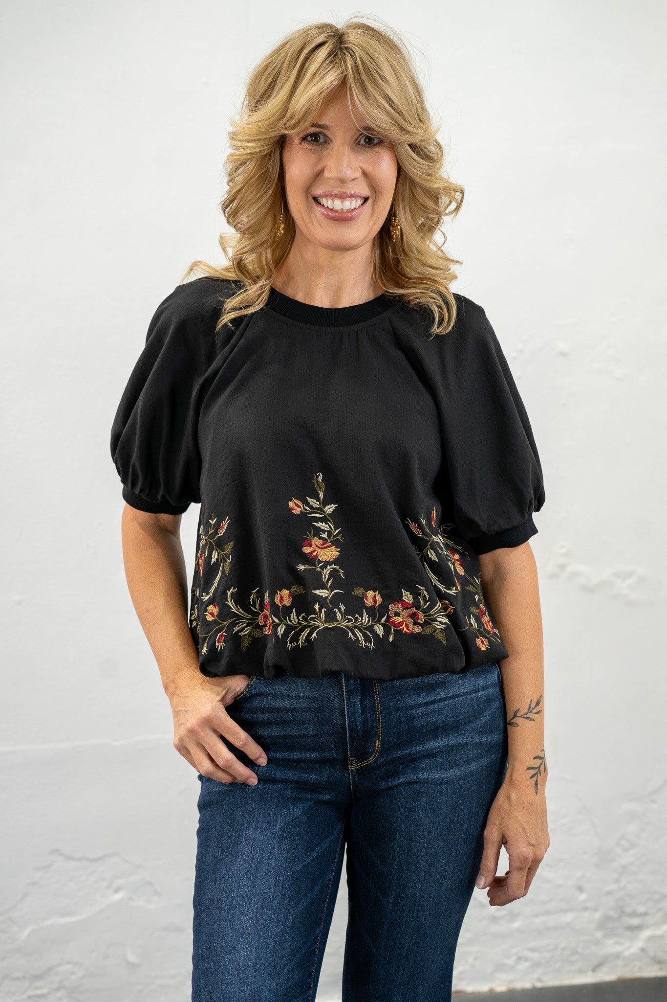 Alexandria Embroidered Top