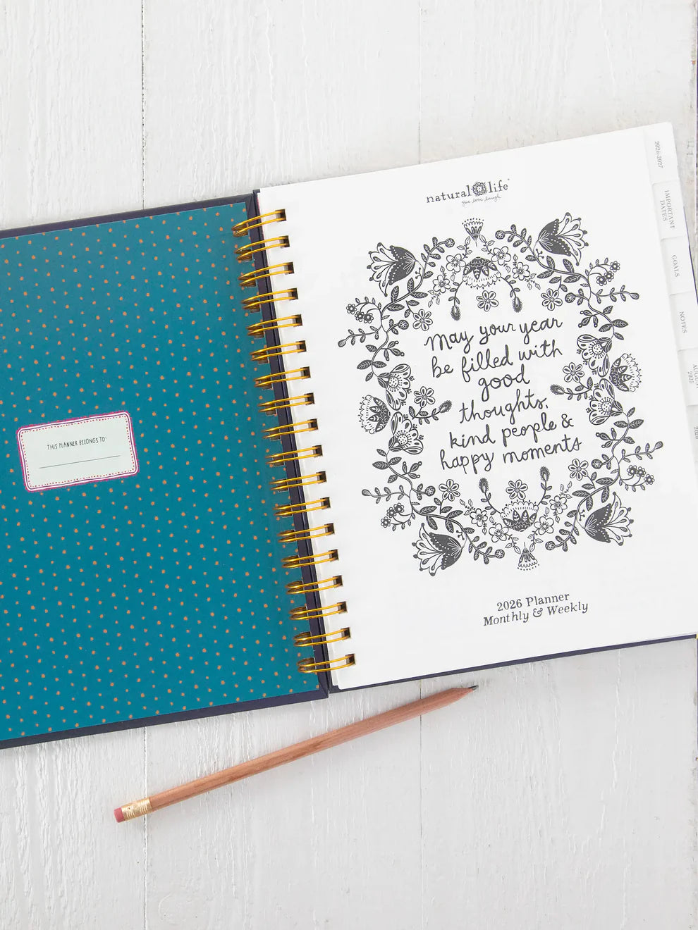 17 Month Spiral Planner