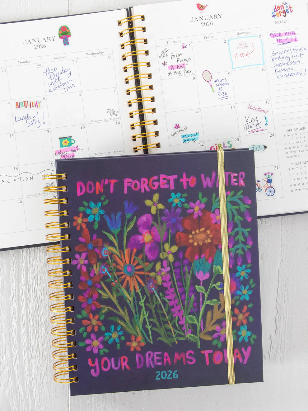 17 Month Spiral Planner