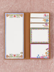 Folk Flower Sticky Notes Set